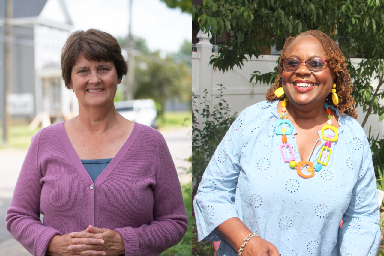 A composite photo of the two candidates for the 6th District seat on the Richmond School Board, Anne Holton and Jackie McDonnough.
