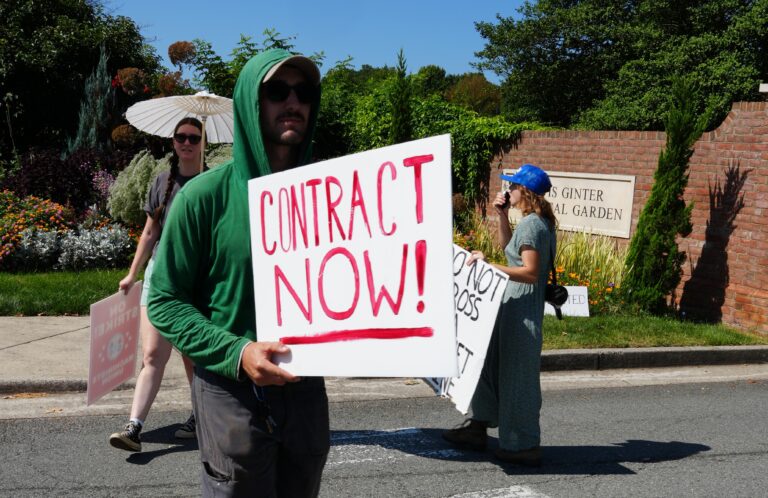 Lewis Ginter Botanical Garden employees strike over wage disputes