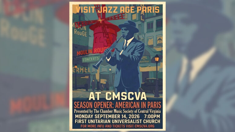 The Chamber Music Society of Central Virginia opens their new season