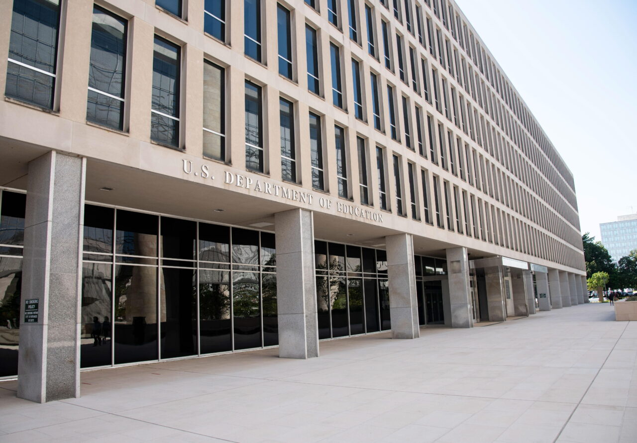 Department of Education building in Washington, D.C.. President Trump released and executive order on Friday which moves to cut funding for the Department of Education.