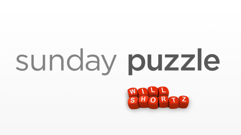 Sunday Puzzle: What rhymes with ‘city?’
