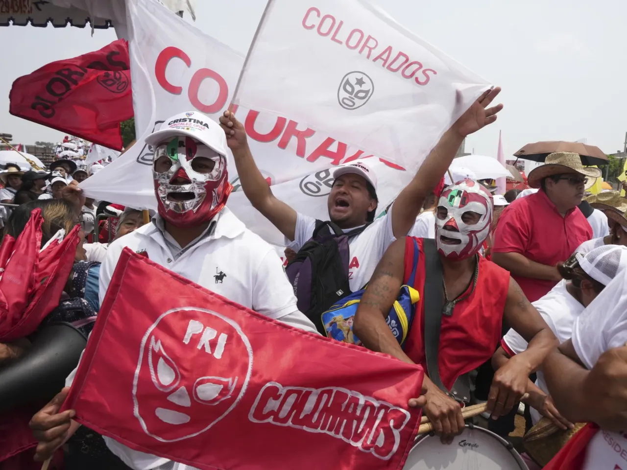 Former President Trump found guilty on all 34 felony charges in hush money trial 2 Supporters of presidential candidate Xóchitl Gálvez shout her name at her campaign rally in Los Reyes la Paz just outside of Mexico City, on Wednesday, May 29, 2024. Mexico's general election is set for June 2.