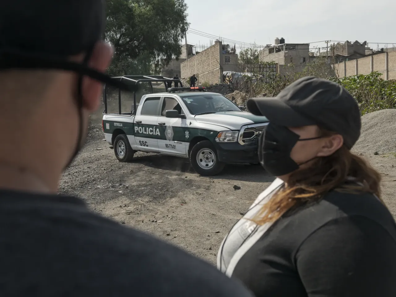 About 100,000 people are missing in Mexico. These mothers are trying to find them 3 Mexico City police arrive at the controlled area of the Xaltepec volcano to prevent the entry of the group known as "The Mothers Searchers of Sonora and Jalisco) in Tlahuac, Mexico City, May 28, 2022. (Israel Fuguemann via NPR)