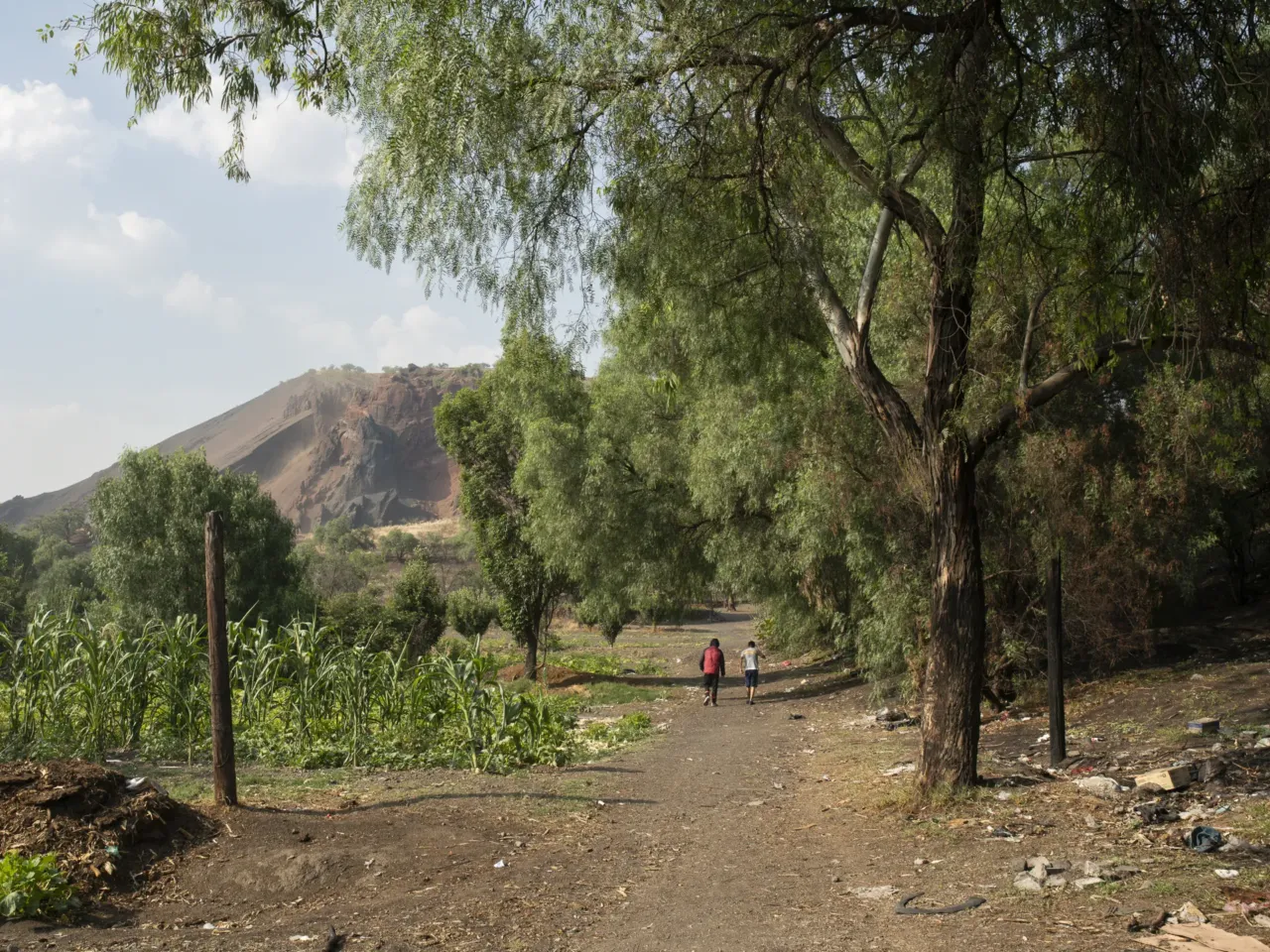 About 100,000 people are missing in Mexico. These mothers are trying to find them 4 view of the Xaltepec volcano, where a group of "Searching Mothers of Sonora and Jalisco" reported having found a clandestine crematorium where remains of human bodies illegally disappeared.on Tlahuac, Mexico City, May 28, 2024.