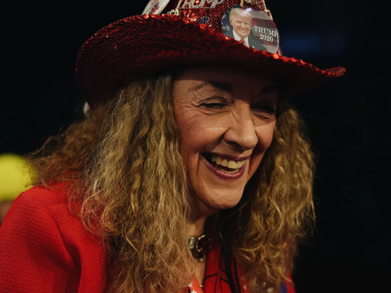Fashion meets politics on the RNC's red carpet 1 Linda D. Buckles, delegate from Tennessee, smiles for a portrait on the third day of the Republican National Convention.