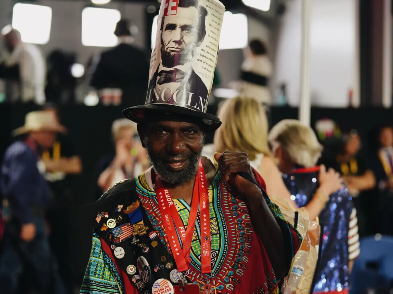 Fashion meets politics on the RNC's red carpet 10 Alvin Portee, delegate from South Carolina, poses for a portrait on the third day of the Republican National Convention.