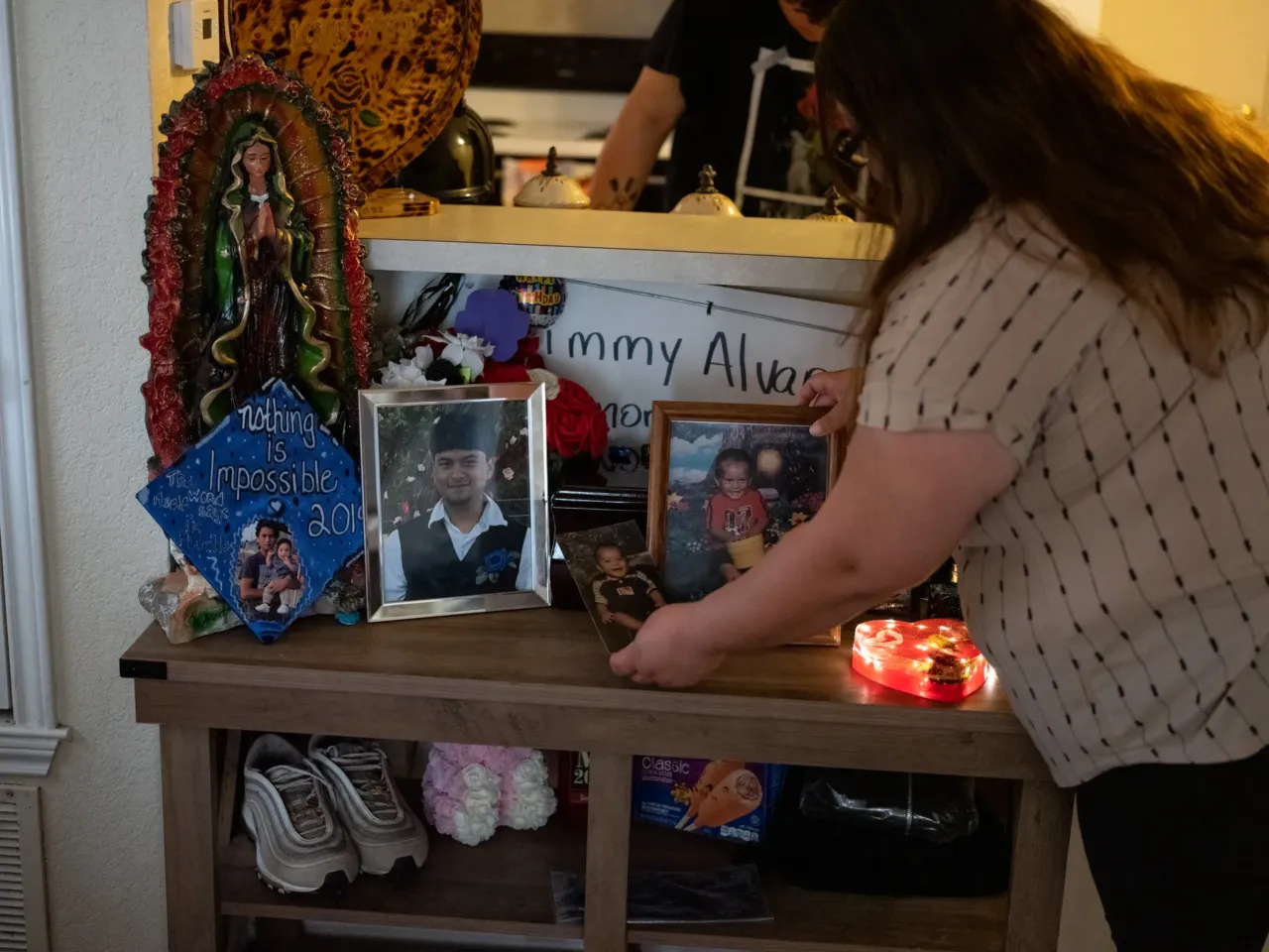 Trench collapses have killed hundreds of workers in the U.S. over the last decade 10 Maria Bocanegra has a shrine in her home to her son Jimmy Lee Alvarado.