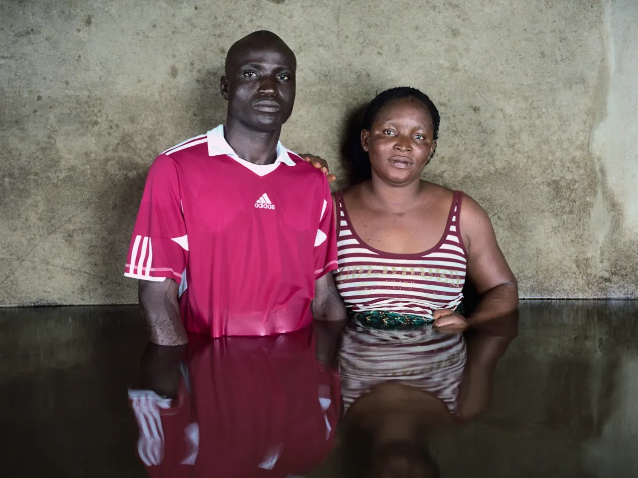 A flood of emotions in these stoic portraits of people returning home after a deluge 2 Kingsley Isiakpere and Edna Silas. Igobene, Bayelsa State, Nigeria. November 2012.