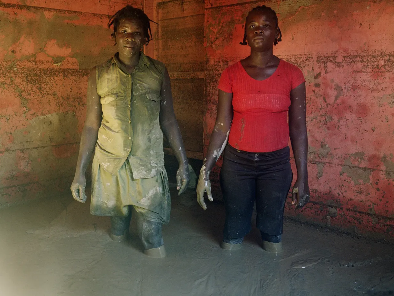 A flood of emotions in these stoic portraits of people returning home after a deluge 3 Miryam and Wista Jacques. Gonaives, Haiti. September 2008.