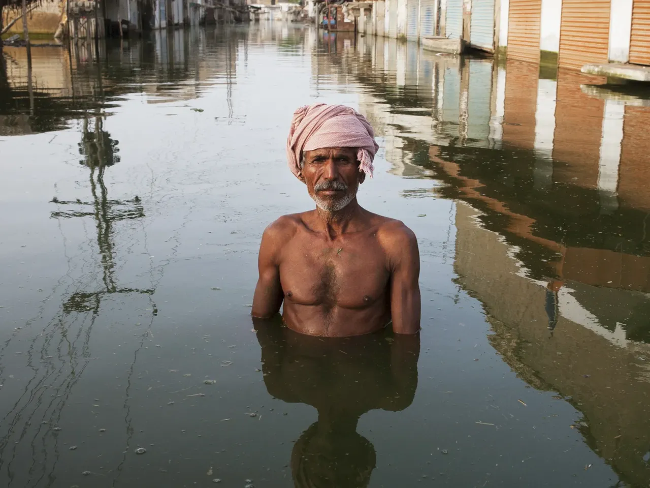 A flood of emotions in these stoic portraits of people returning home after a deluge 6 Ahmed. Khairpur Nathan Shah, Sinda, Pakistan. September 2010.
