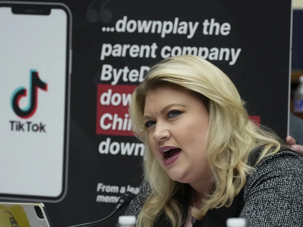 Trump may be a star on TikTok but Republicans aren't following his lead 1 Rep. Kat Cammack, R-Fla., questions TikTok CEO Shou Zi Chew during a hearing of the House Energy and Commerce Committee, on the platform's consumer privacy and data security practices and impact on children on March 23, 2023, in Washington, D.C.