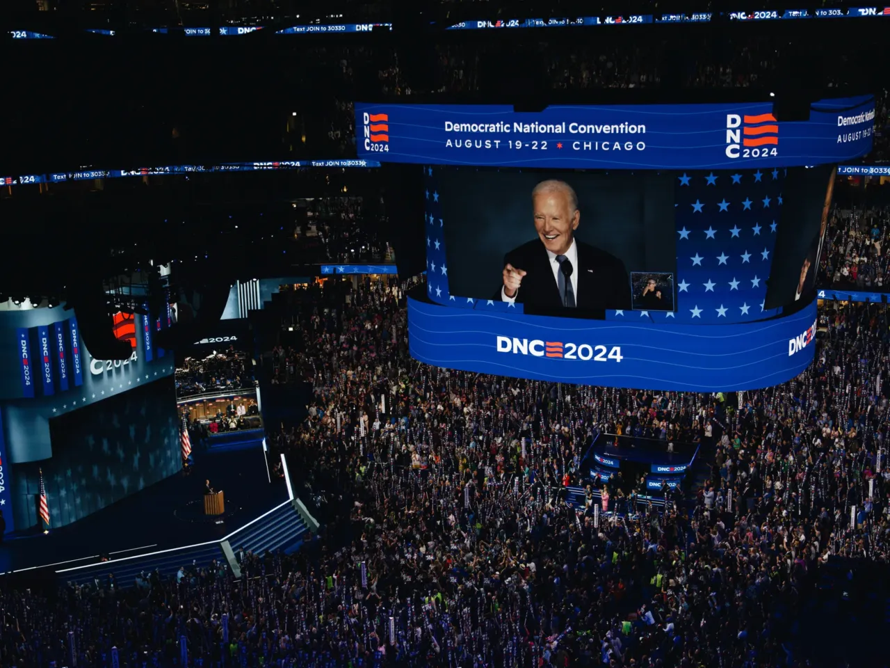 What we saw at the DNC in Chicago 4 President Joe Biden speaks on the first night of the DNC.
