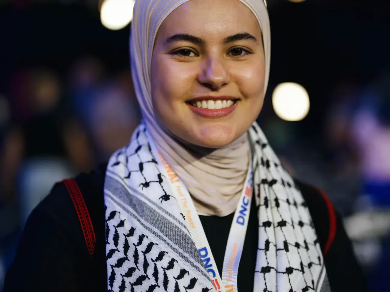 At last week's DNC, even the fashion choices carried political messaging 2 Meryem Maameri, an uncommitted delegate from Twin Cities, Minn., said she wants Harris to more aggressively push for a ceasefire and arms embargo on Israel.
