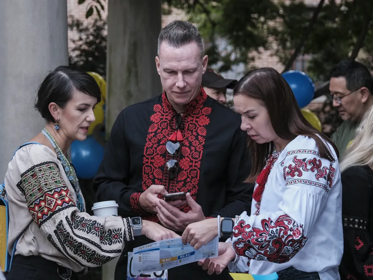 Photos: Ukrainians celebrate their Independence Day by running in vyshyvankas 1 Members of the Ukrainian community celebrate Ukraine's Independence Day on Aug. 24, 2024, in Washington, D.C.