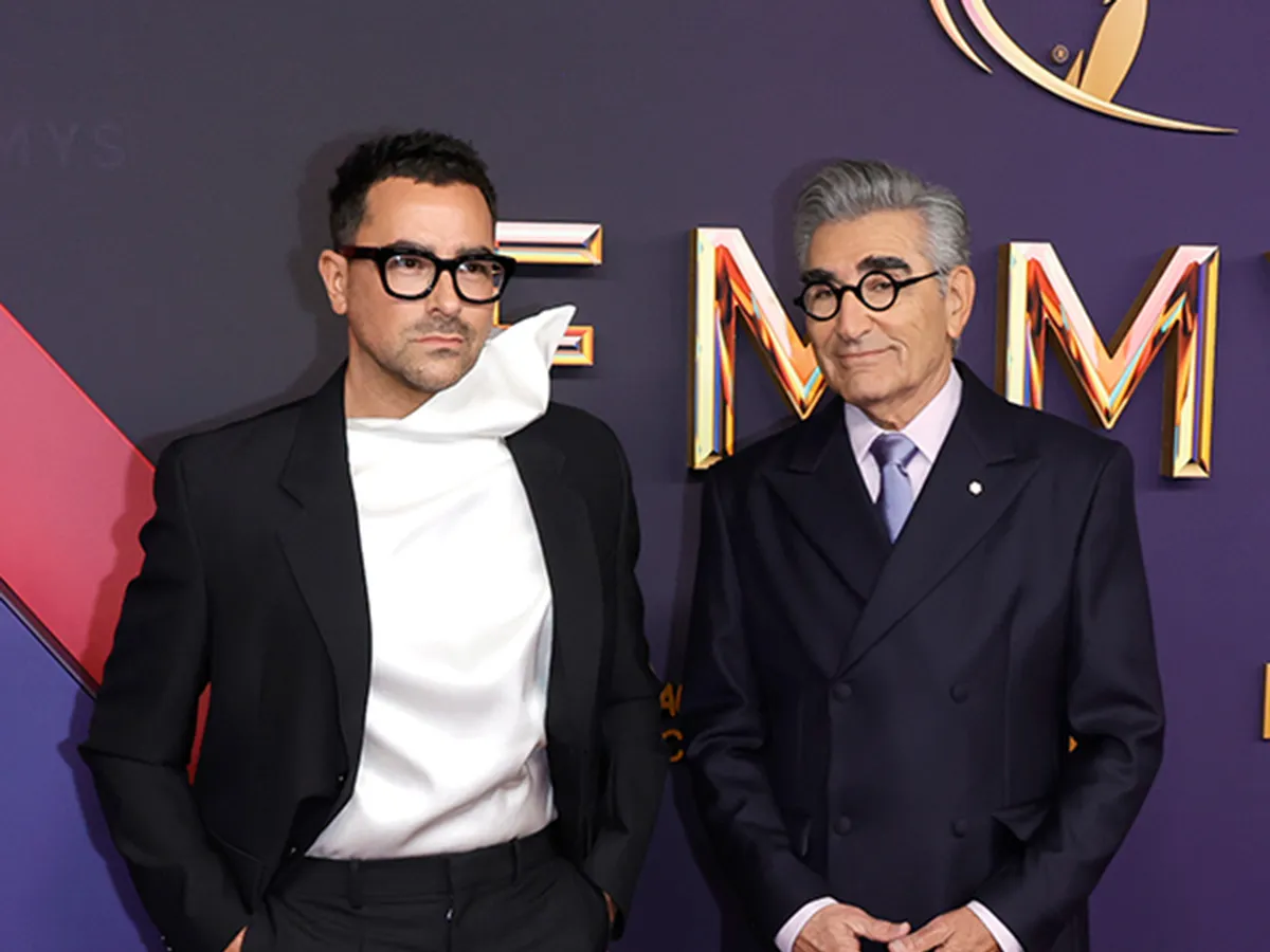 Check out the fashion as stars arrive at the 2024 Emmys red carpet 3 Dan Levy and Eugene Levy