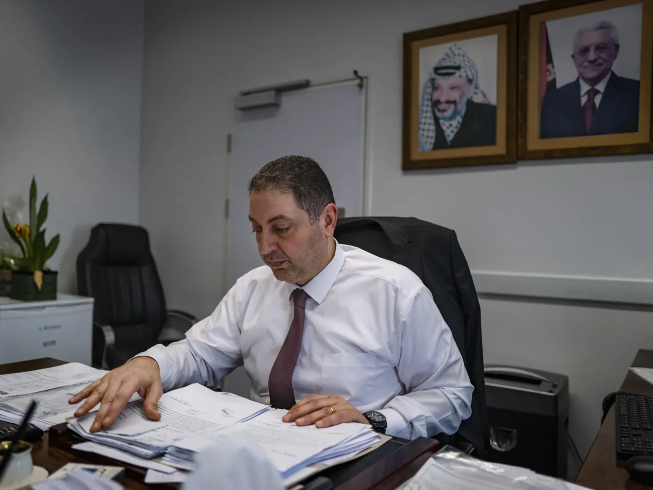 An NPR investigation: A murder in Hebron 5 Nashat Ayoush served as the chief prosecutor in Hebron before being reassigned to another position. He led the Abu Markhiya murder investigation and pressed charges against the defendant. "We caught him red-handed," Ayoush says.