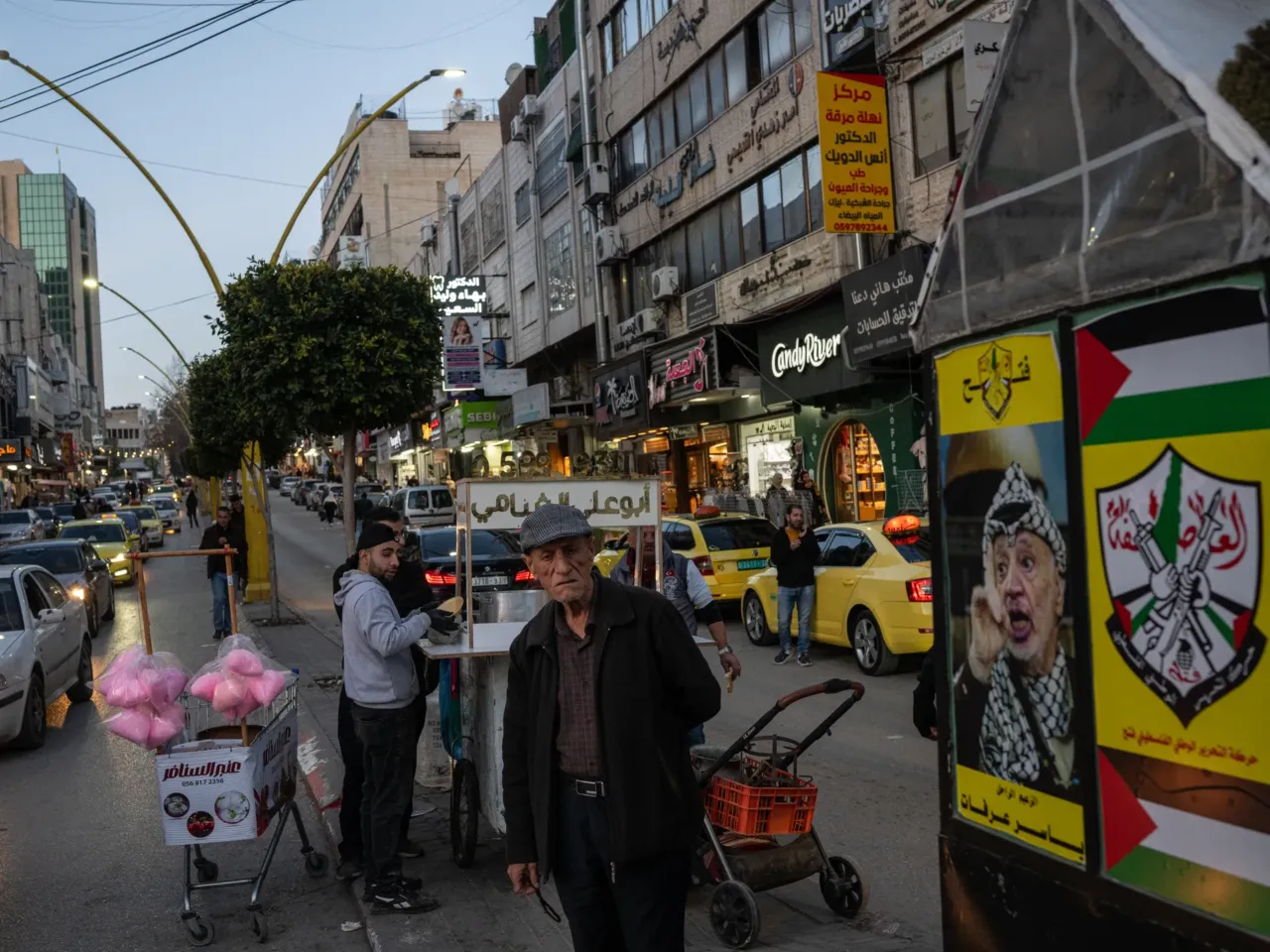 An NPR investigation: A murder in Hebron 11 Posters showing late Palestinian Authority leader Yasser Arafat and the Fatah political party's emblem are displayed in Hebron in the occupied West Bank in February.