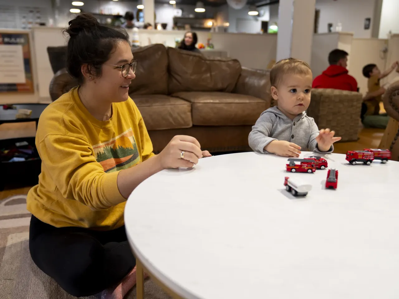 What matters to key swing state voters in Wisconsin? A single road offers a glimpse 6 Leah Bomber, with her son Jude, says IVF has profoundly affected her life.