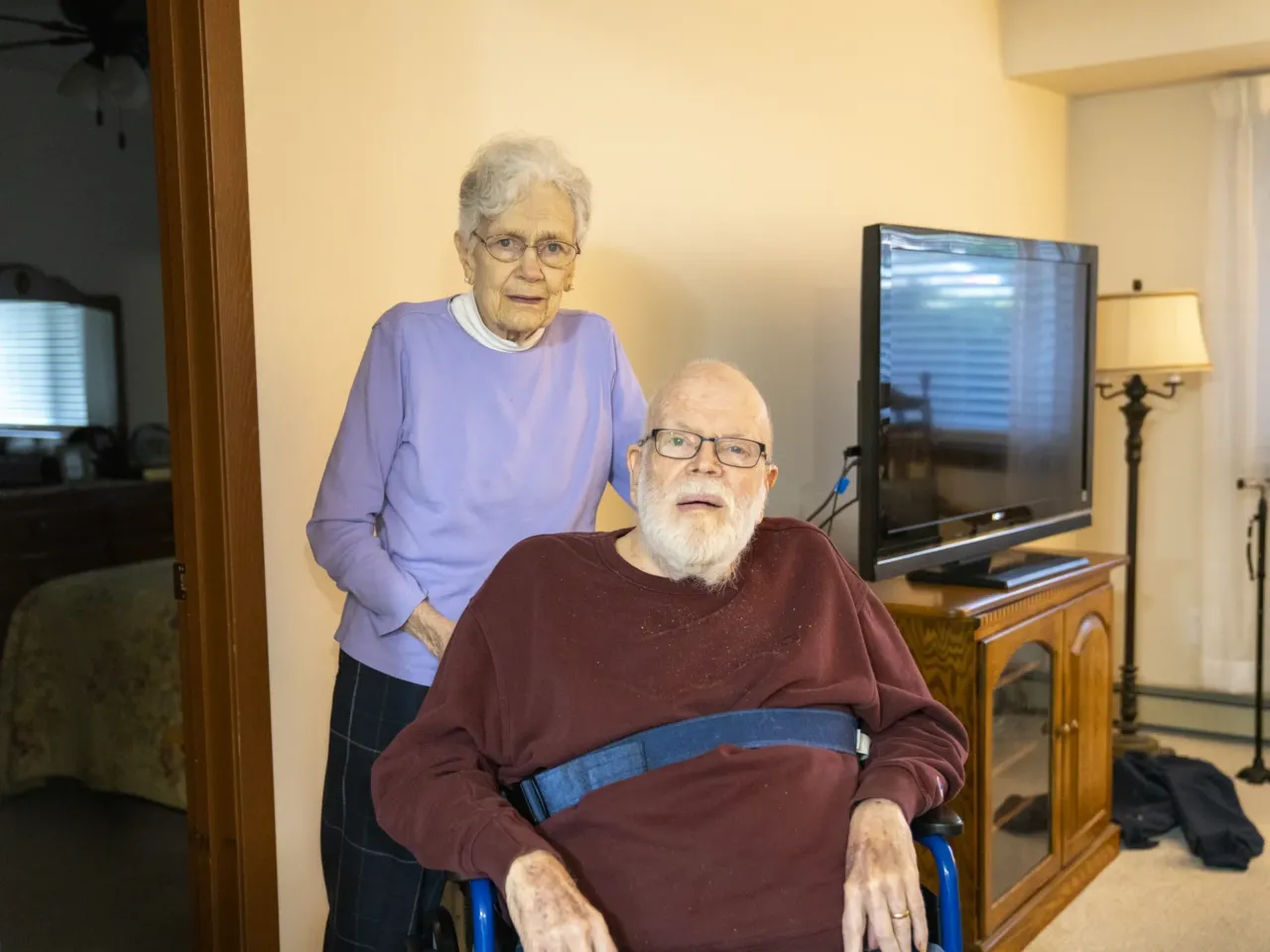 What matters to key swing state voters in Wisconsin? A single road offers a glimpse 8 Louise and David Fogelstrom are staunch critics of Harris.