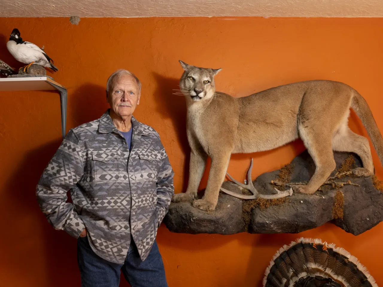 'That's a bloodbath': How a federal program kills wildlife for private interests 2 Former Wildlife Services employee Carter Niemeyer displays some of his taxidermy handiwork in his garage in Boise, Idaho.
