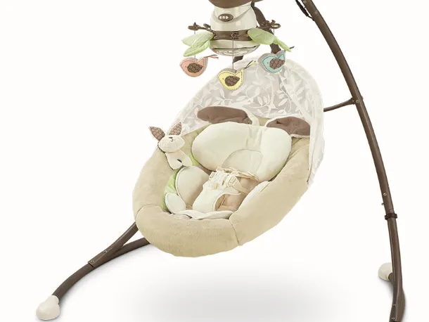 Image of the recalled Fisher-Price My Little Snugabunny Cradle 'n Swing (V0099).