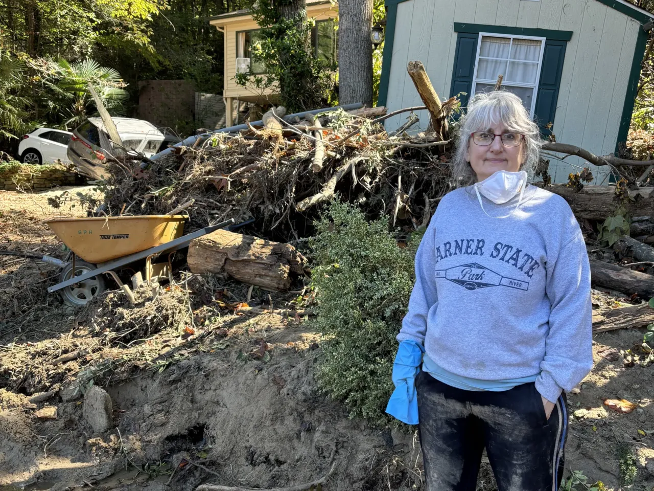 Helene's damage to North Carolina's Green River affects businesses that depend on it 1 When Green River Cove resident Susan Figetakis heard a big boom nearby and saw water crawling up the stairs, she crawled out the back window and hiked up the mountain ridge until she was rescued by a friend.