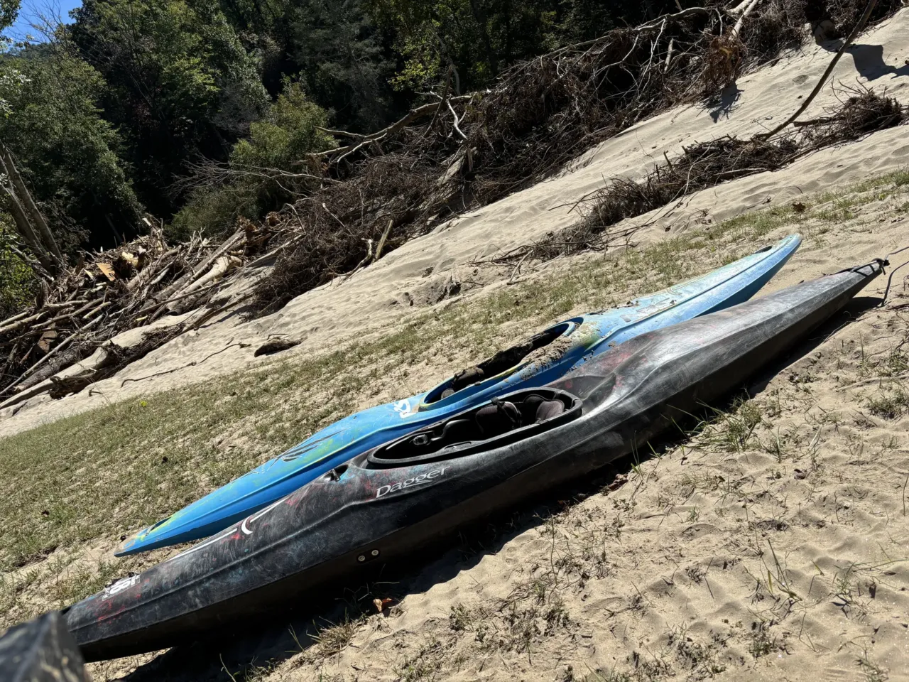 Helene's damage to North Carolina's Green River affects businesses that depend on it 2 The Green River Cove was once a place where thousands learned how to kayak. The kayak school outpost was destroyed, but some kayaks were found and saved.
