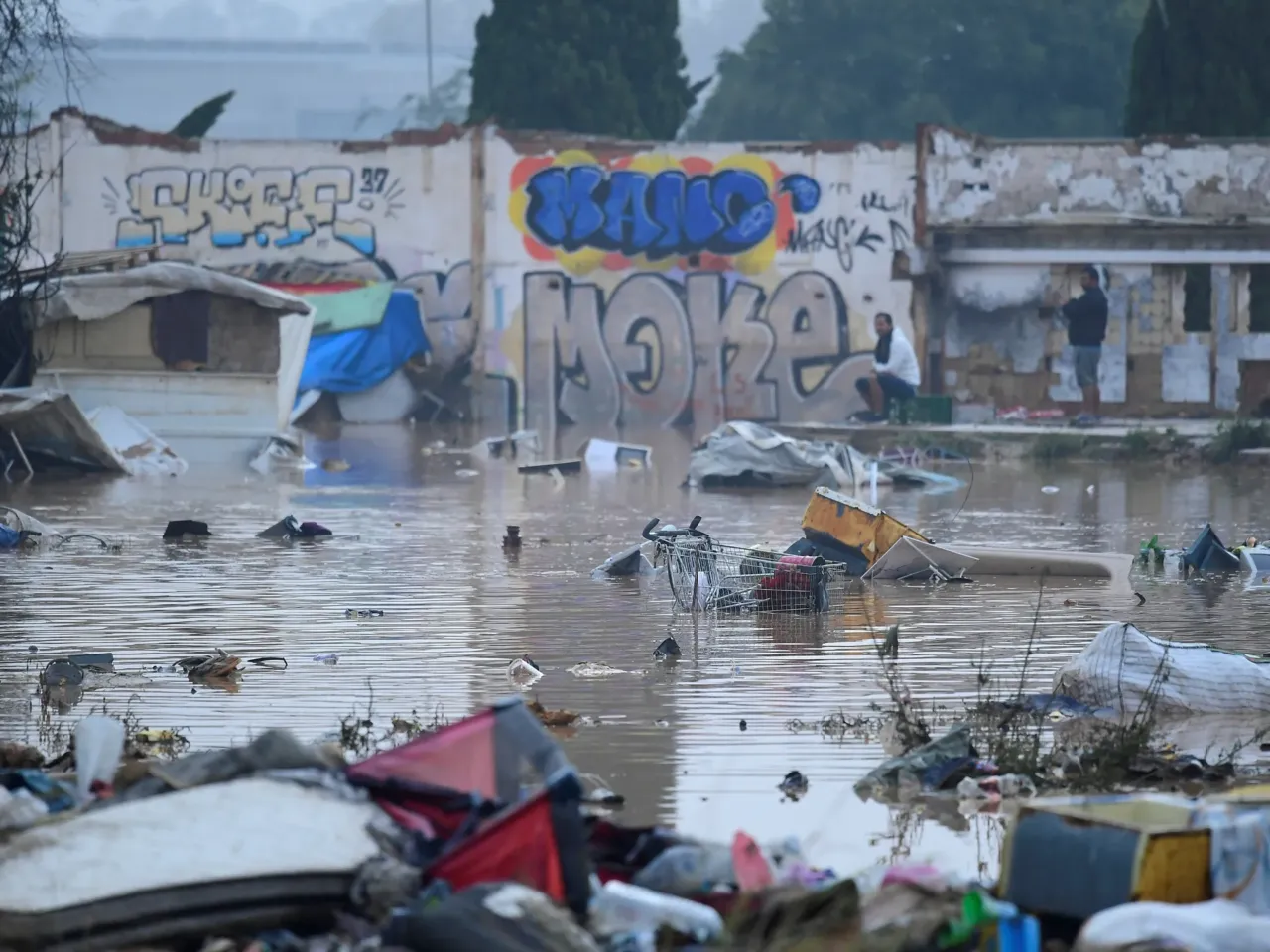 Floods triggered by torrential rains in Spain's eastern Valencia region has left dozens dead, rescue services said.