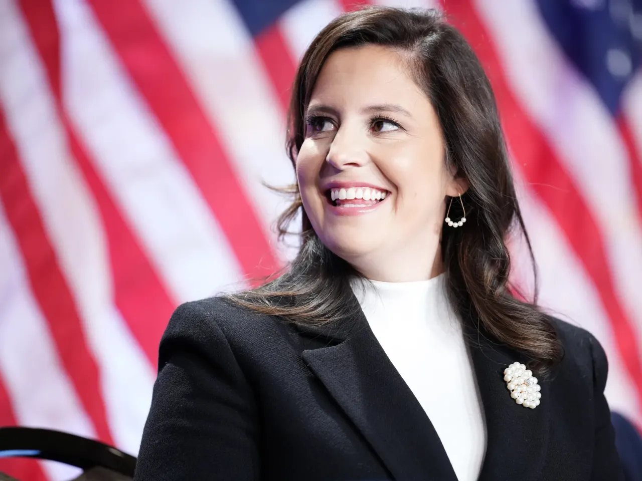 Here's who Trump has picked as Cabinet members and key advisers 30 House Republican Conference Chair Rep. Elise Stefanik, R-N.Y., listens as President-elect Donald Trump speaks at the House Republicans Conference meeting at the Hyatt Regency on Capitol Hill on Nov. 13.