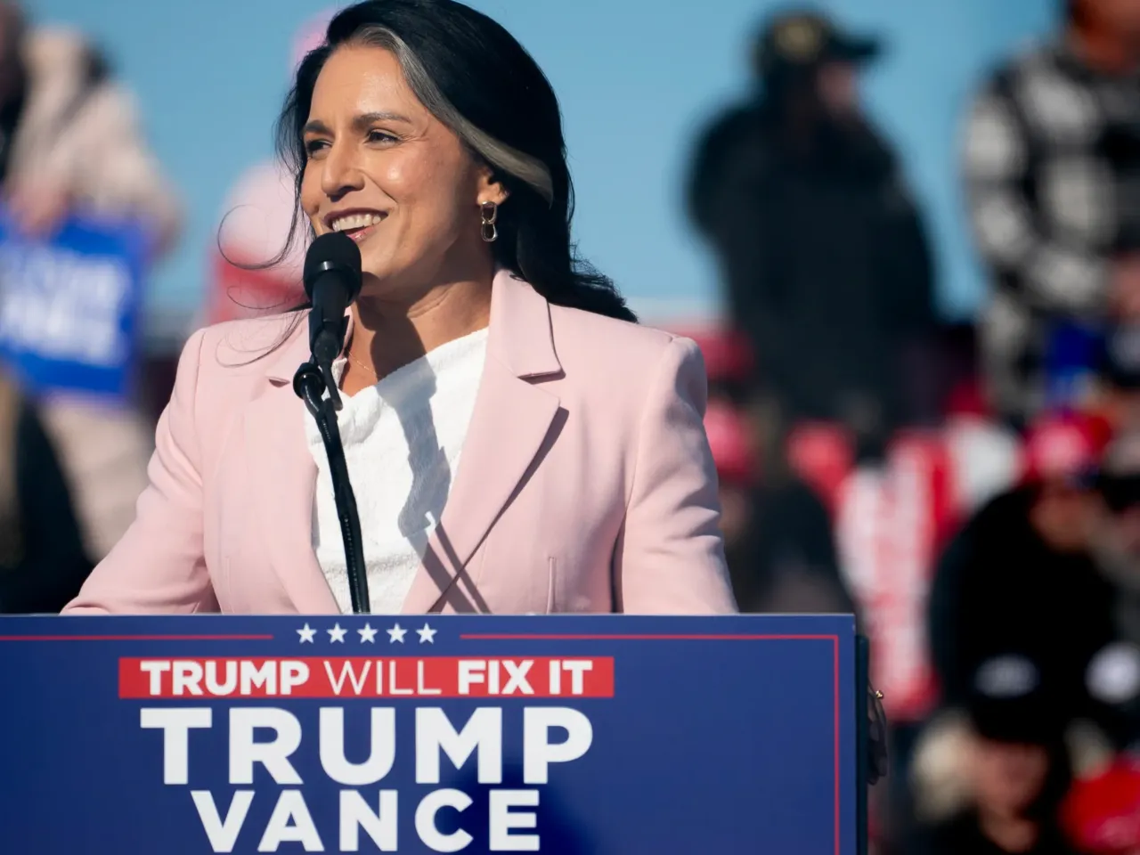 Here's who Trump has picked as Cabinet members and key advisers 22 Tulsi Gabbard, former representative from Hawaii, during a campaign event with former President Donald Trump in Lititz, Pa., on Nov. 3.