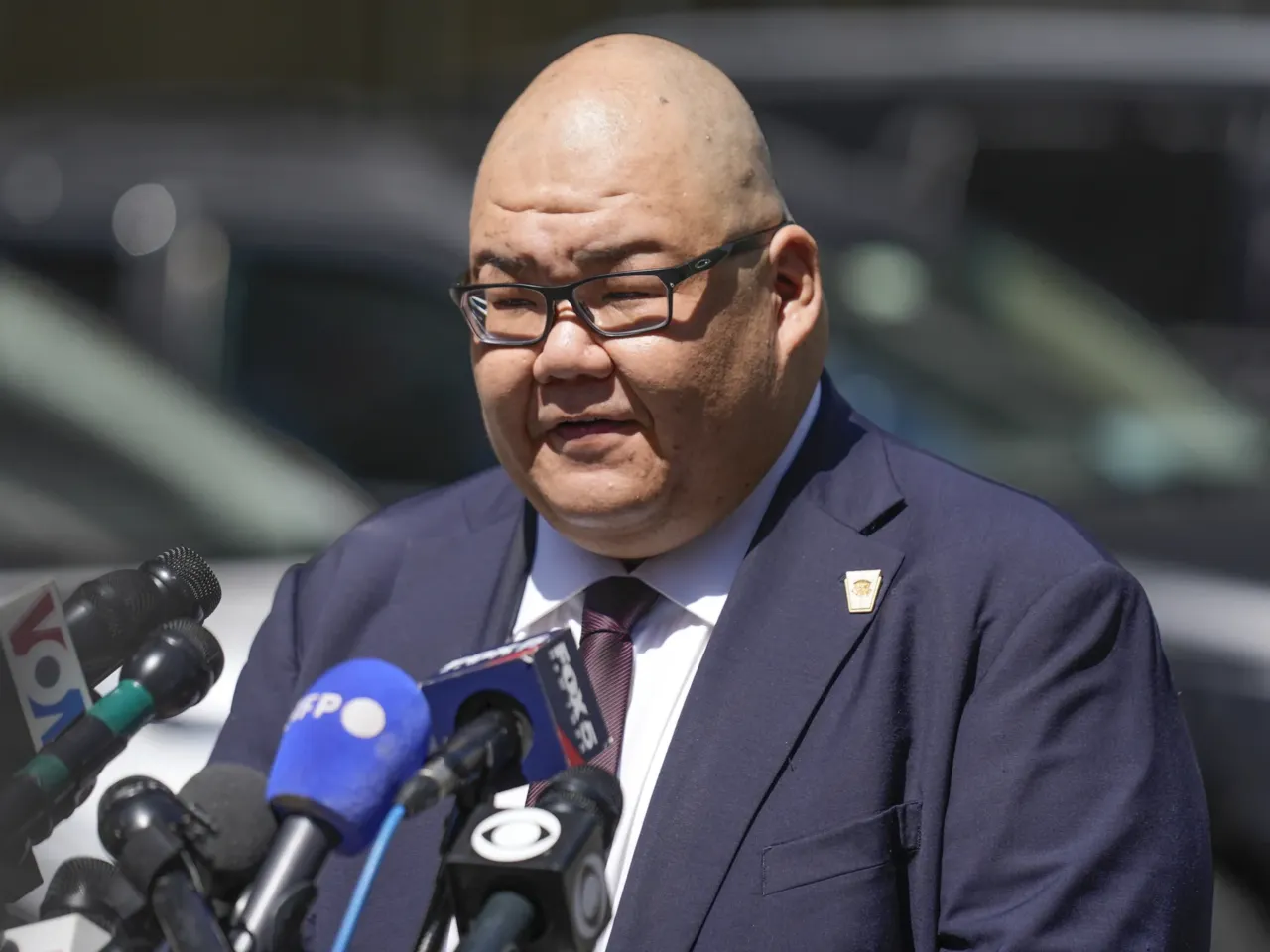 Here's who Trump has picked as Cabinet members and key advisers 38 Former President Donald Trump's campaign spokesman Steven Cheung speaks to reporters across the street from Trump's criminal trial in New York, on May 28.