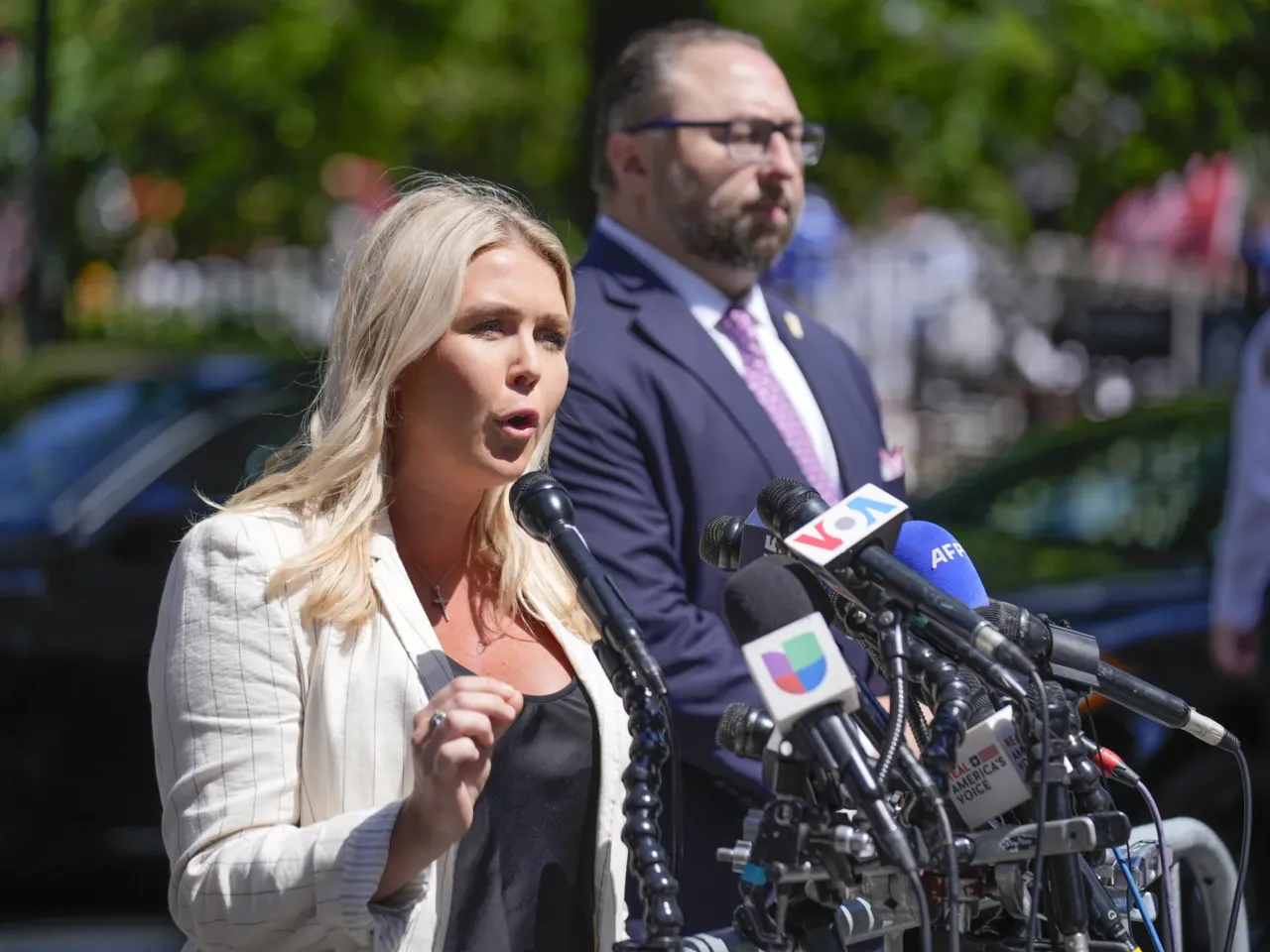 Here's who Trump has picked as Cabinet members and key advisers 39 Karoline Leavitt, former President Donald Trump's campaign press secretary, speaks to reporters across the street from Trump's criminal trial in New York on May 28. Leavitt will be the youngest person to ever hold the job of top White House spokesperson.