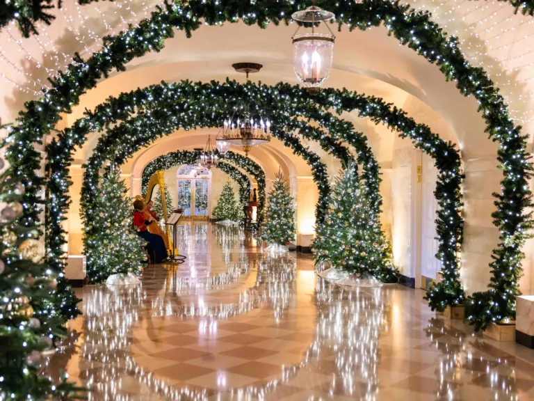 Photos: See inside the Bidens’ last White House Christmas