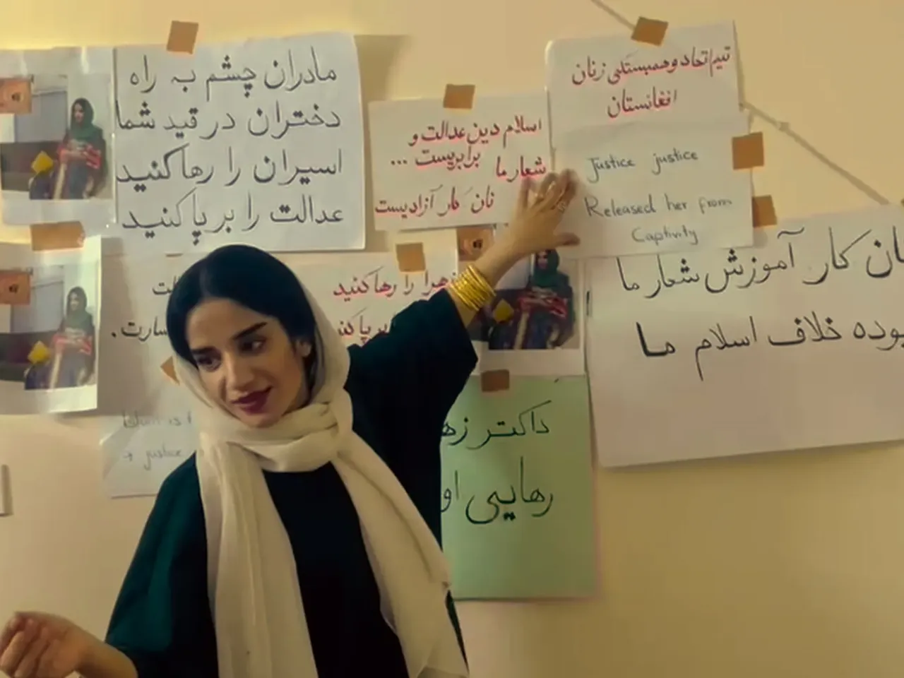 'Bread & Roses' is a guerrilla film about Afghan women protesters 2 Dr. Zahra Mohammadi, a dentist in Afghanistan, is profiled in the new documentary Bread & Roses. She has since left the country.