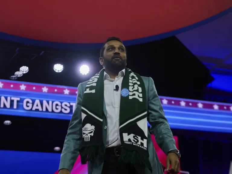 How Kash Patel has used children’s books and podcasts to promote conspiracy theories