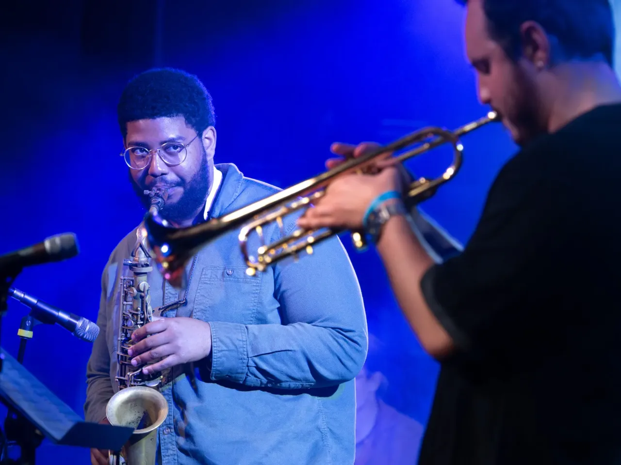 Saxophonist Devin Daniels and trumpeter Julien Knowles distinguished themselves on breakthrough releases this year — Knowles on his solo debut, As Many, As One, and Davis on his own own star-making LesGo!, each of which features the other as a crucial contributor.