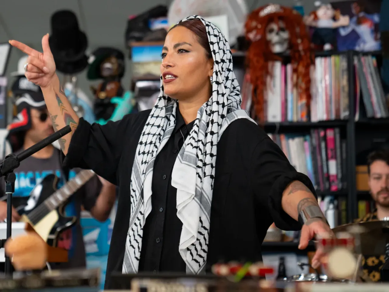 NPR photographers share their favorite Tiny Desk Concert pictures from 2024 15 Ana Tijoux