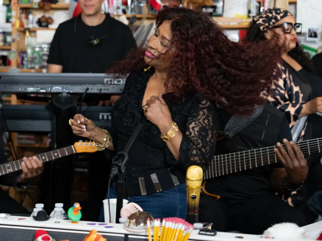 NPR photographers share their favorite Tiny Desk Concert pictures from 2024 16 Chaka Khan