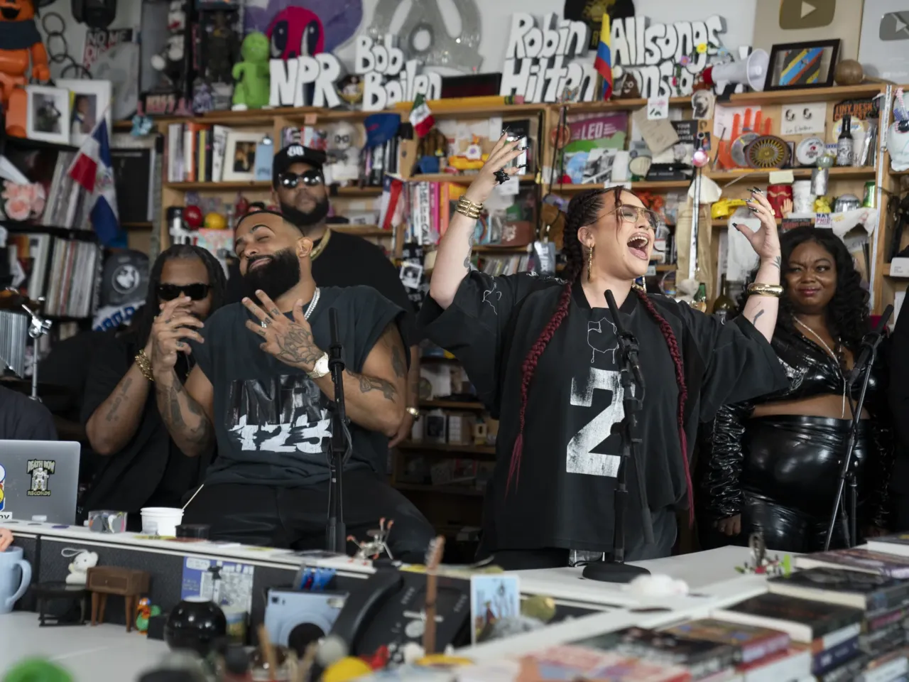 NPR photographers share their favorite Tiny Desk Concert pictures from 2024 20 Eladio Carrión