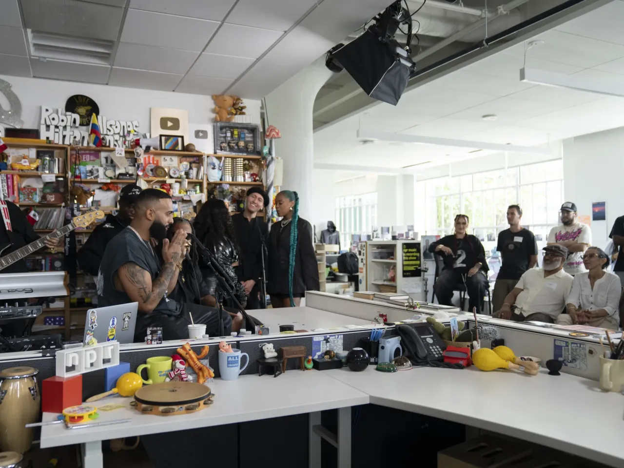 NPR photographers share their favorite Tiny Desk Concert pictures from 2024 21 Eladio Carrión
