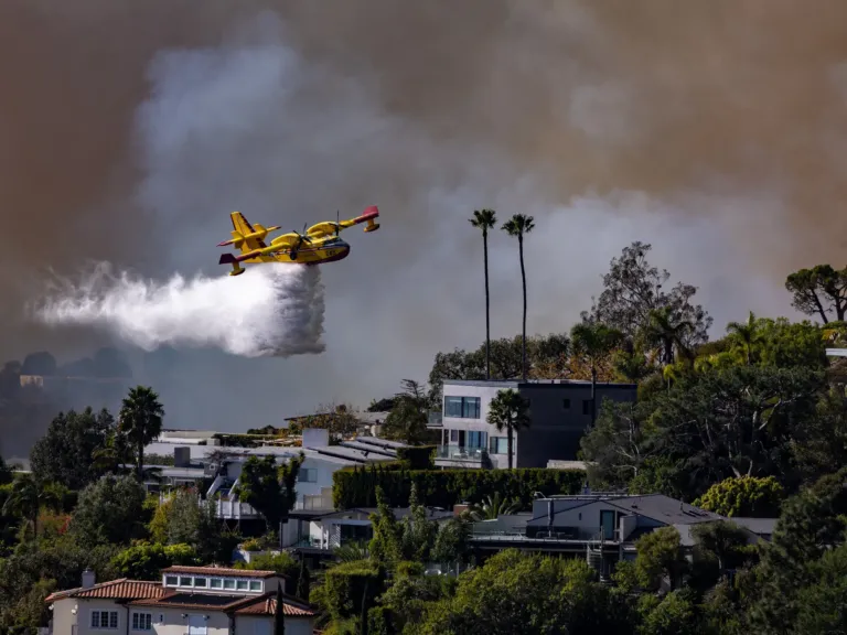 ‘The hydrants up here are dead.’ Radio traffic shows how LA firefighters lost water