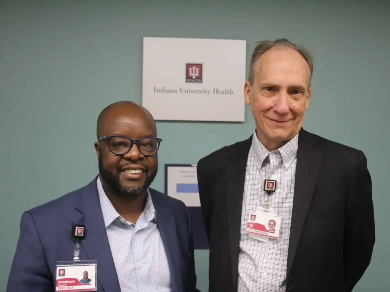 Why some doctors have started asking patients about their spiritual lives 3 Shadreck Kamwendo, director of the congregation care network (left) and Jay Foster (right).