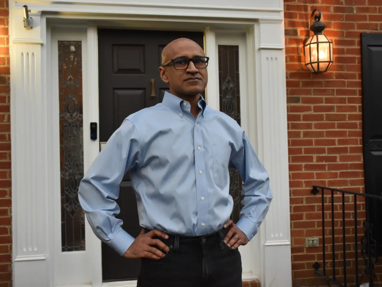 Indian Americans debate merits of H-1B visa program after some call for changes 1 Amit Mehta came to Charlotte, North Carolina on an H-1B visa in 1999. He now works in cybersecurity for one of the city's large banks. He's standing in front of his house on Jan. 13.