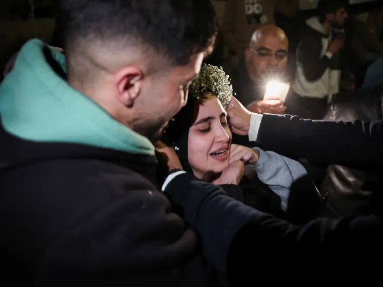 Photos: Families reunite as the Israel-Hamas ceasefire takes effect