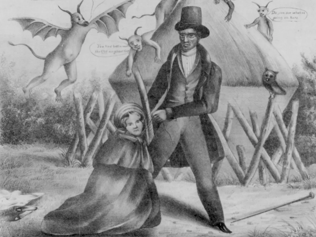 A minister was acquitted of a brutal 1832 murder. A new book revisits the case 2 1833 cartoon, "A very bad man," depicting Ephraim Avery's murder of Sarah Cornell.