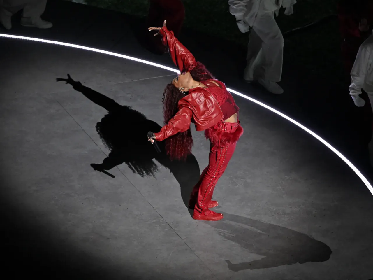 Kendrick Lamar brought West Coast hip hop, Uncle Sam and Serena Williams to the Super Bowl 11 SZA performing onstage during the Super Bowl LIX Chiefs vs Eagles Apple Music Halftime Show at Caesars Superdome in New Orleans, Louisiana.