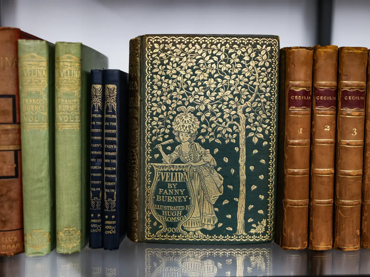 Rare book dealer Rebecca Romney dedicates a book to the women Jane Austen read 1 Versions of Evelina and Cecilia by Frances Burney are displayed in the archives at Type Punch Matrix, a rare bookshop in Silver Spring, Md.
