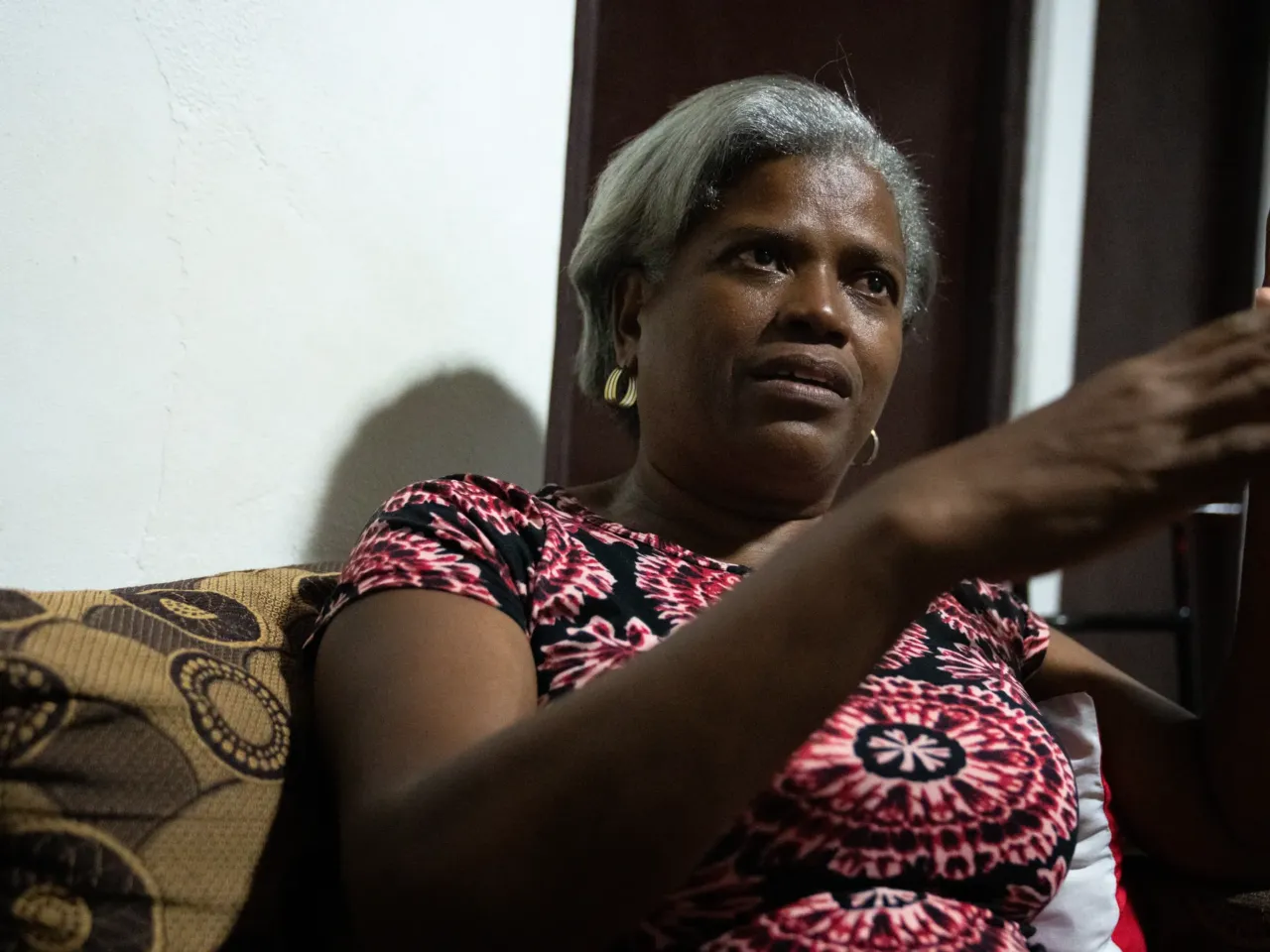 Julissa Jaramillo, a survivor of the U.S. invasion of Panama, remembers being told "the wolf is coming" when she was younger.