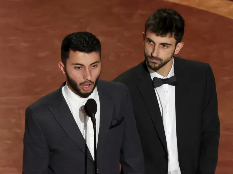 At Oscars, ‘No Other Land’ co-directors call for national rights for Palestinians