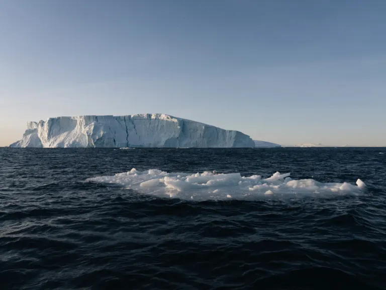 As Greenland prepares for tourism increase, a moment of stillness among the icebergs